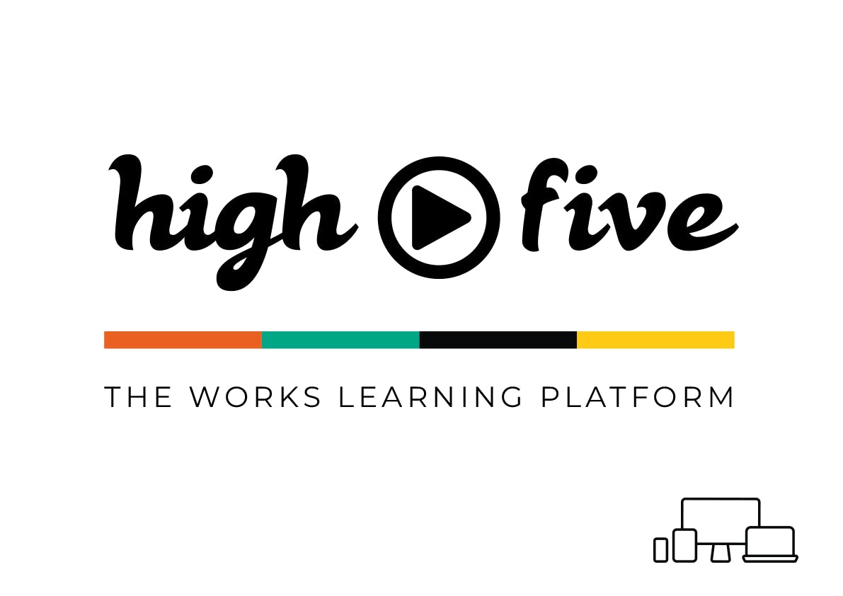 logo high five multidevice