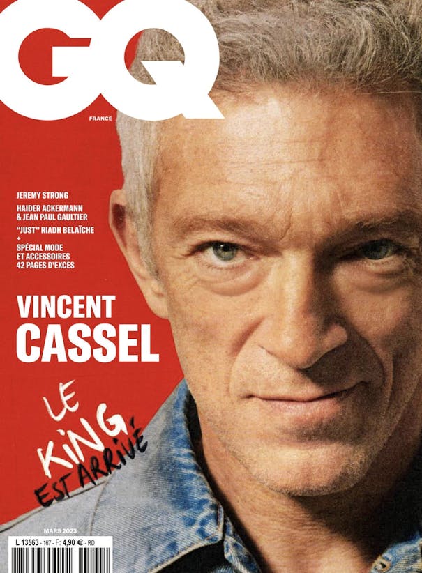 Vincent Cassel en couverture du GQ