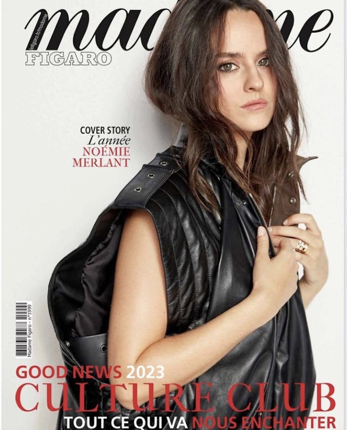 Noémie Merlant en couverture de Madame Figaro, Décembre 2022