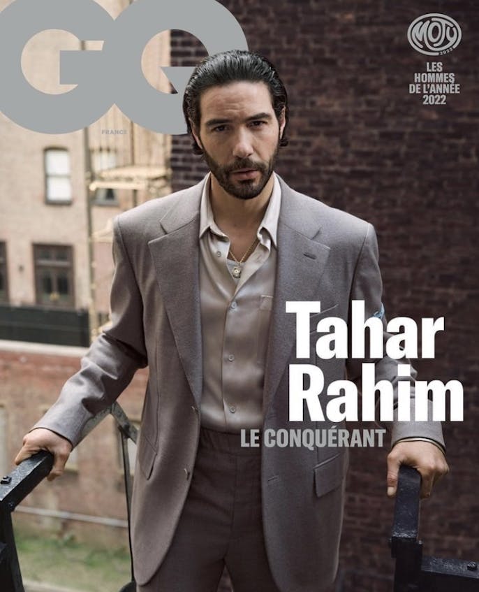 Tahar Rahim en couverture de GQ, Novembre 2022