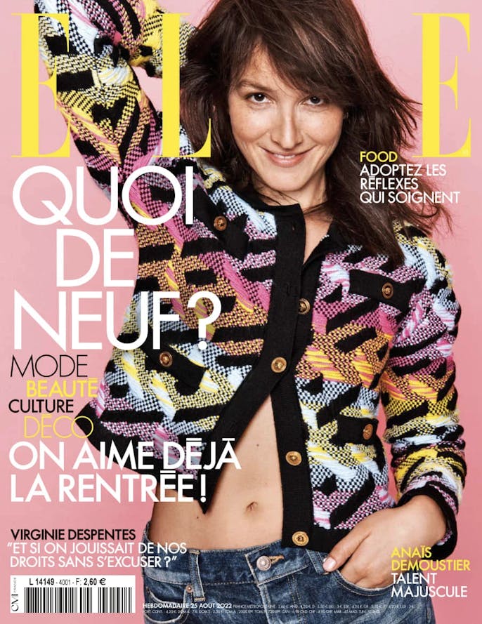 Anais Demoustier pour ELLE, aout 2022