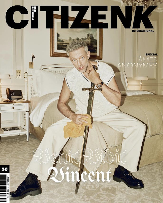 Vincent Cassel en couverture de Citizenk