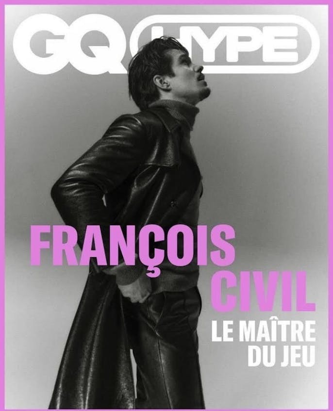 François Civil en couverture de GQ Hype, Avril 2023