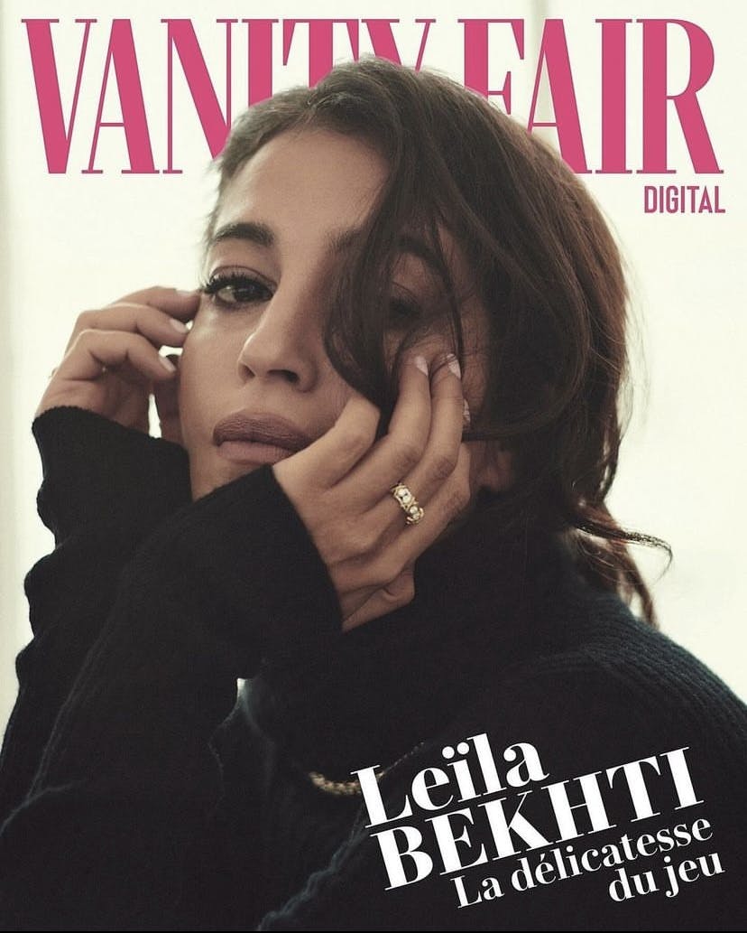 Leila Bekhti en couverture de Vanity Fair