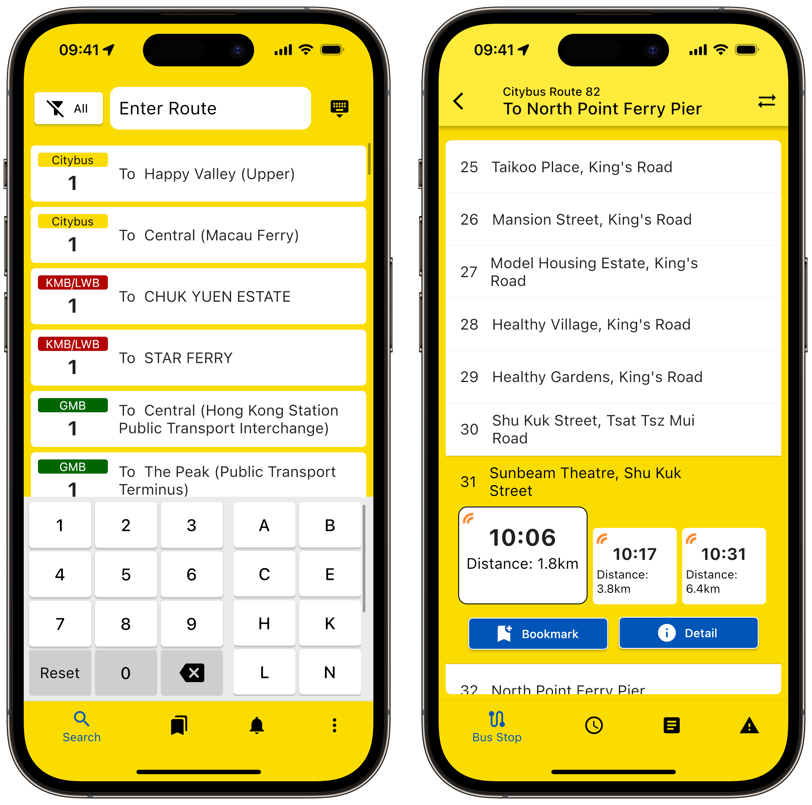 Screenshot of Citybus Lite