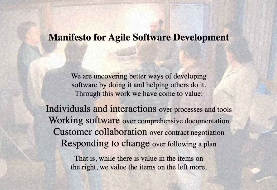 Agile Manifesto and its values