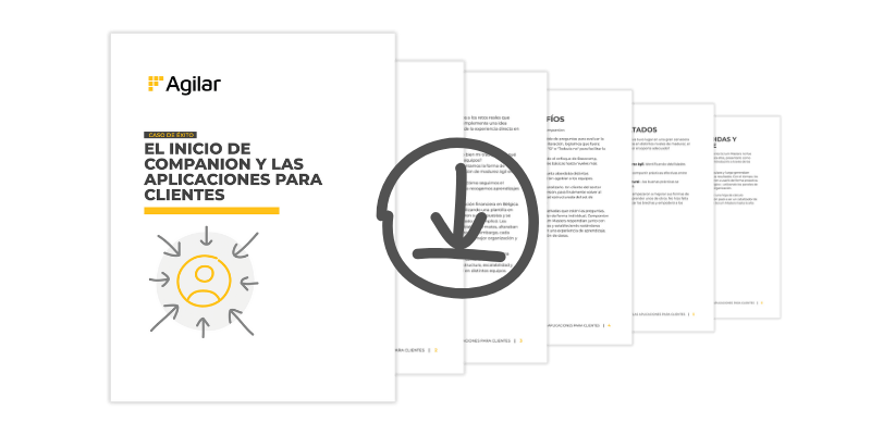 Overview del case study con el botón de descarga