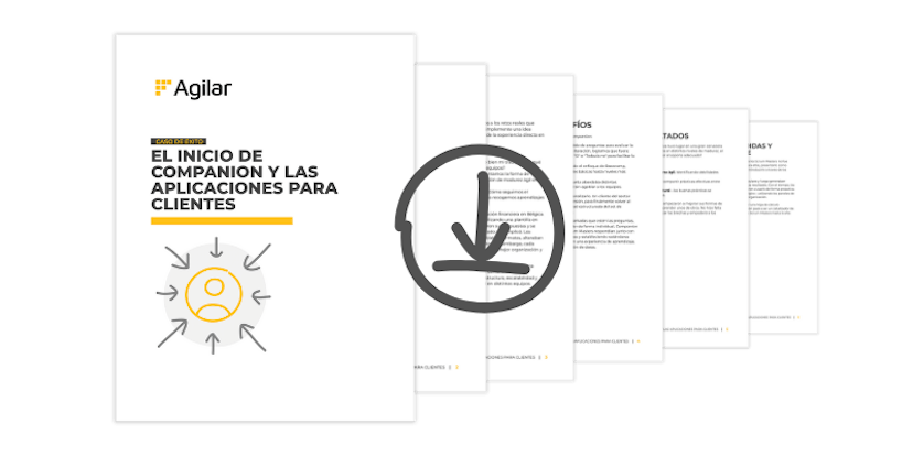 Overview del case study con el botón de descarga