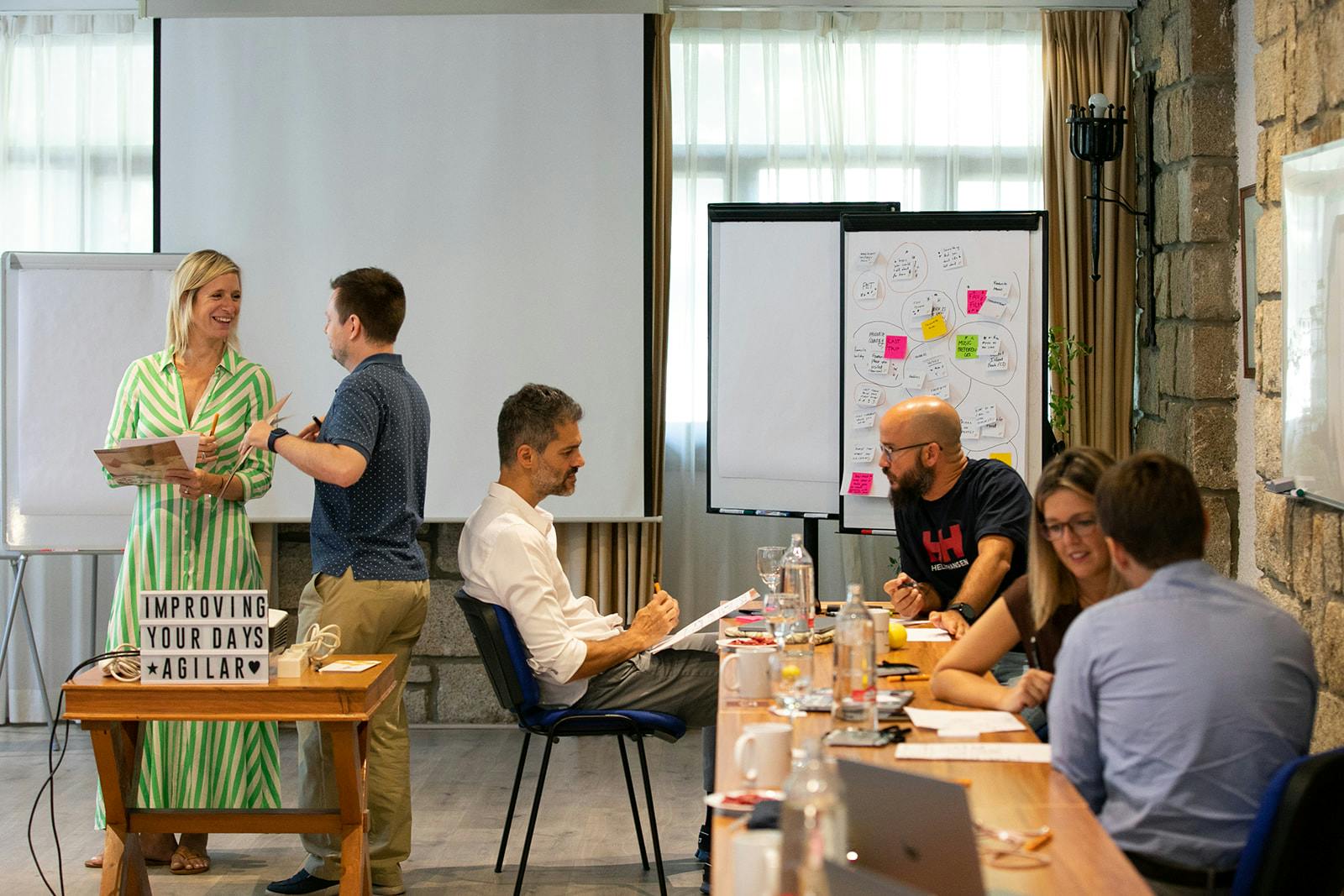 A team working on dependencies