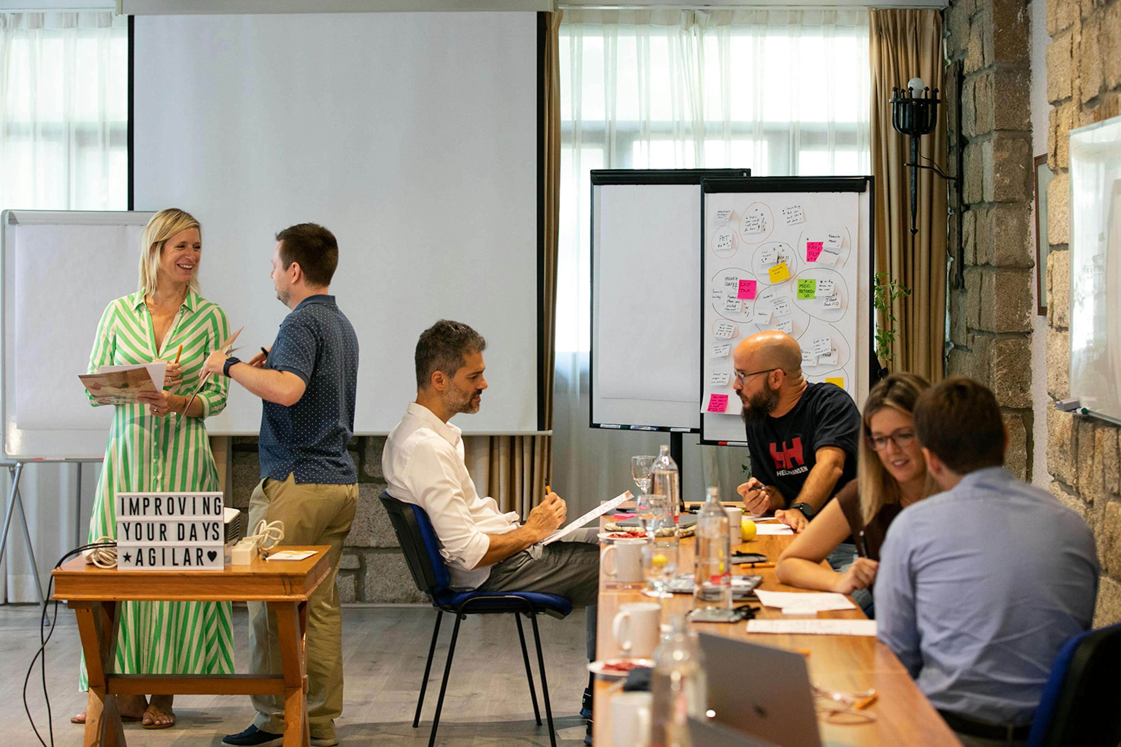 A team working on dependencies