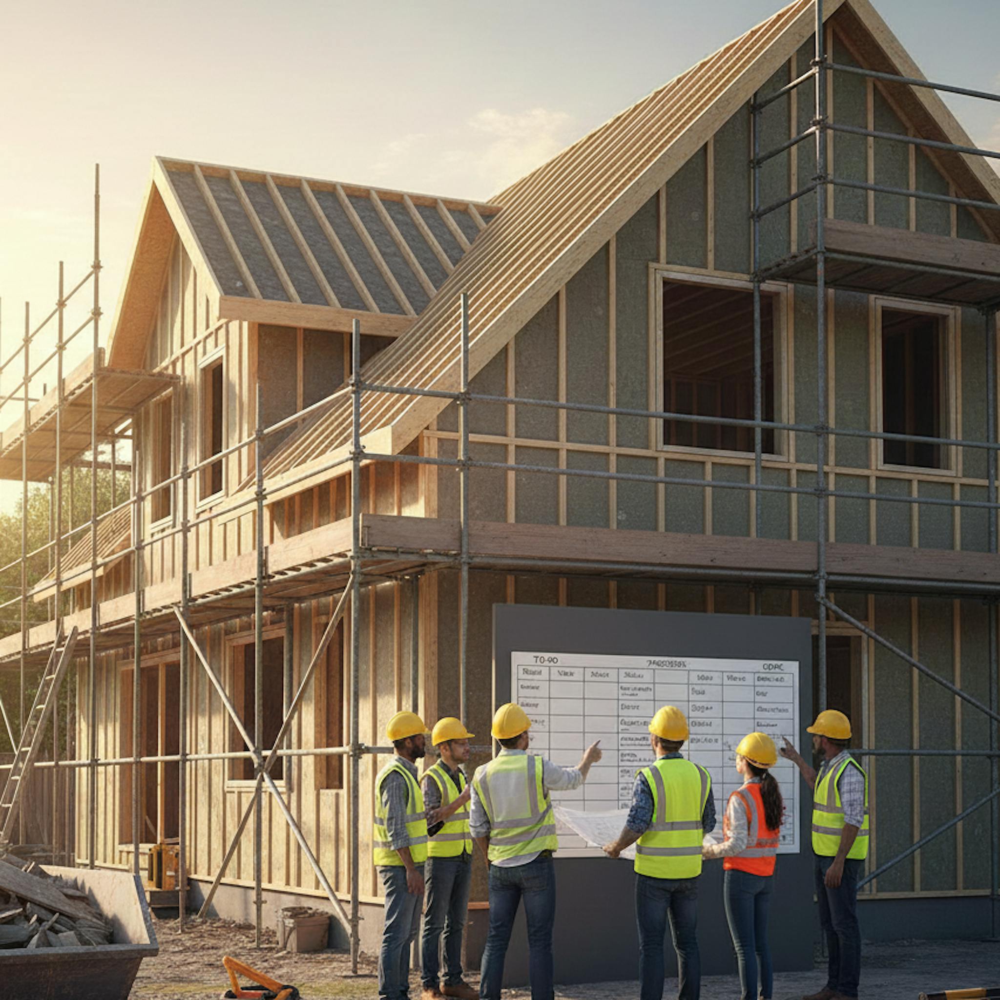 house renovation using a kanban board