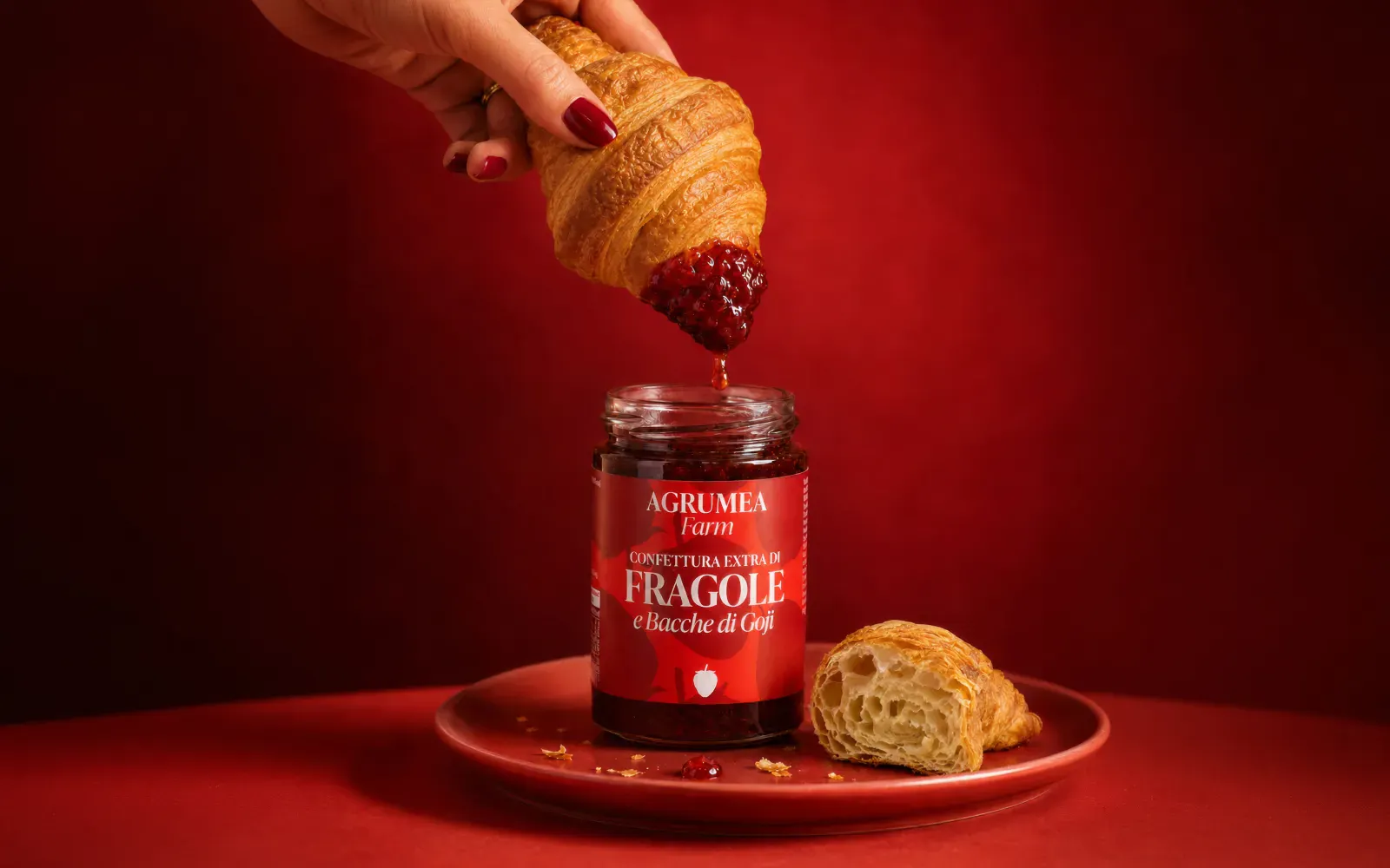 Confettura Extra di Fragole e Bacche di Goji