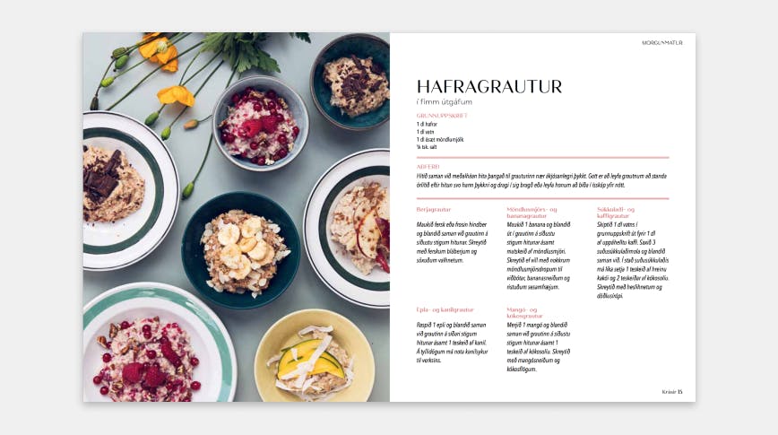 Art direction - Styling. Food styling and art-direction for the Vegan book Krásir (Feasts). Guðrún Sóley Geststdóttir, Rut Sigurðardóttir.