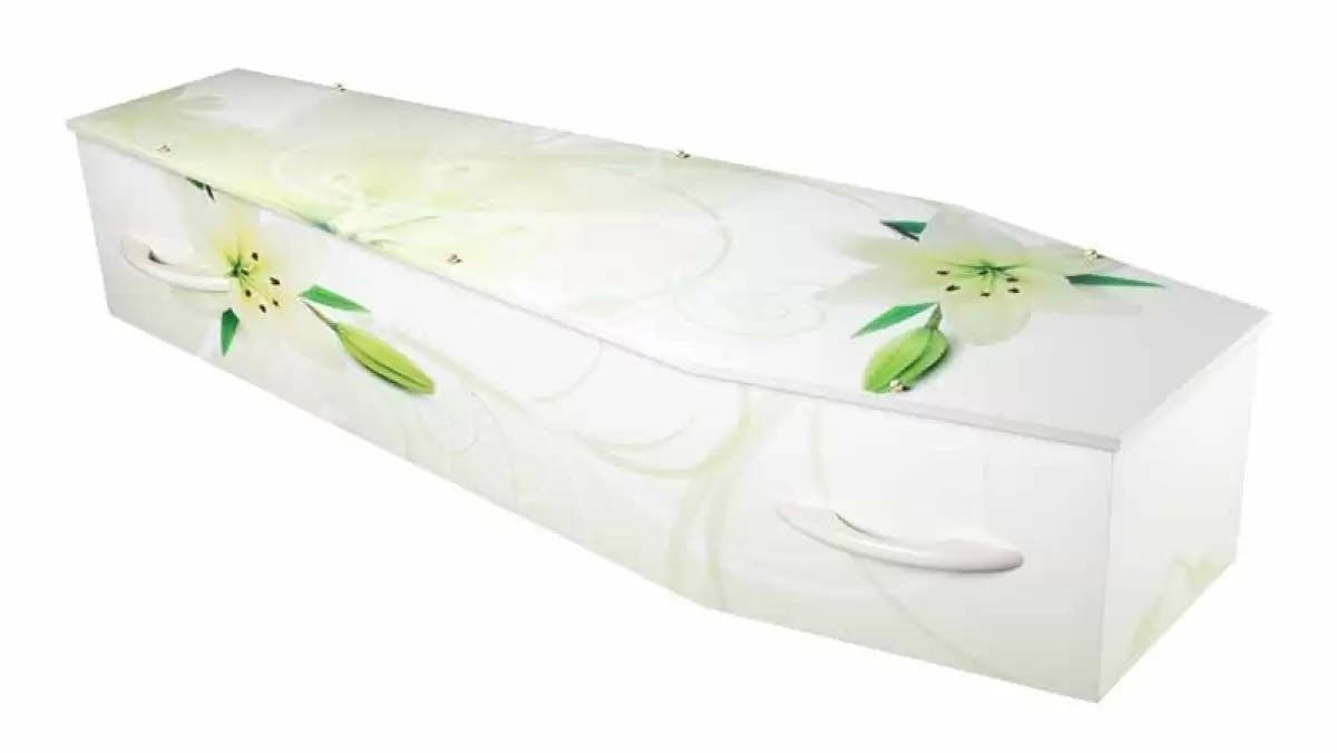 Sweet Lillies Coffin
