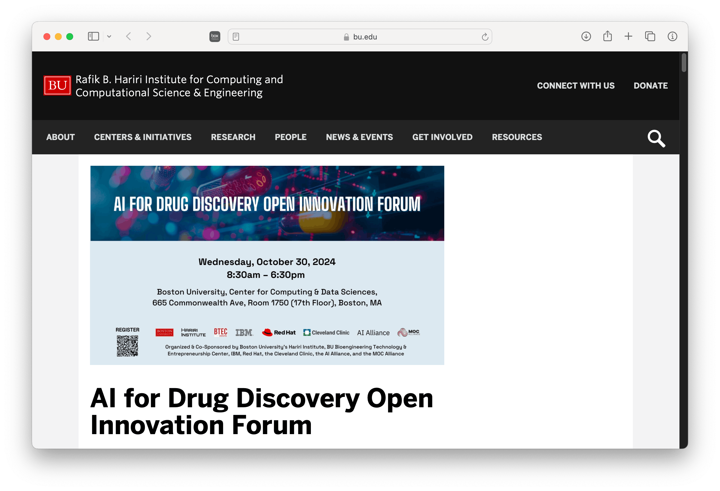 AI for Drug Discovery Open Innovation Forum | AI Alliance