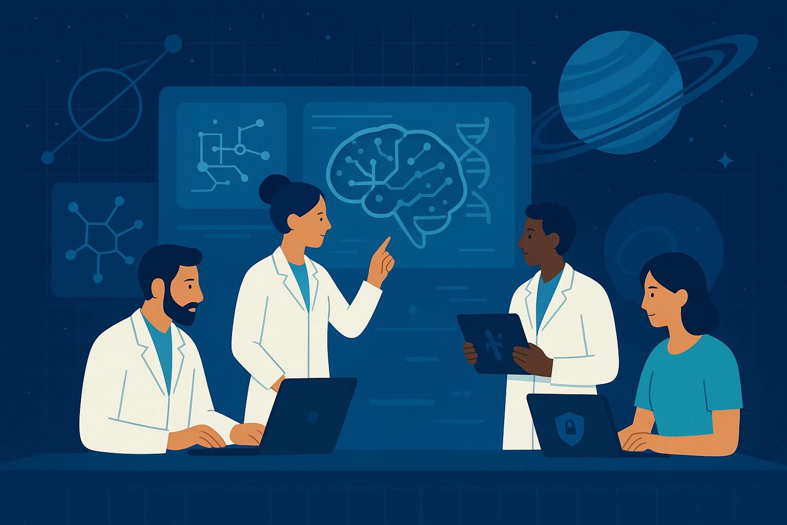 Openly shared AI tools are transforming medicine. chemistry and more