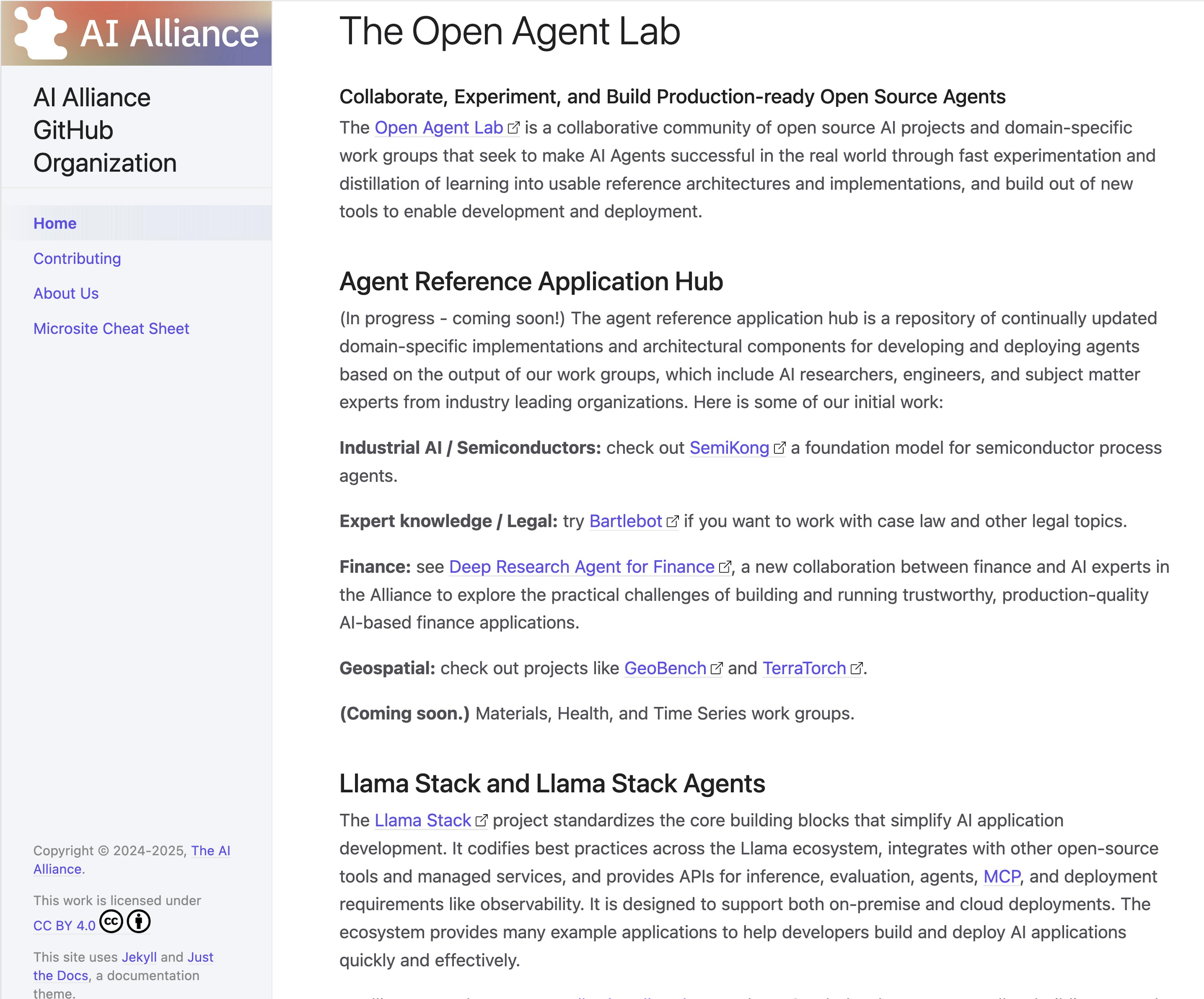 Open Agent Lab description and projects
