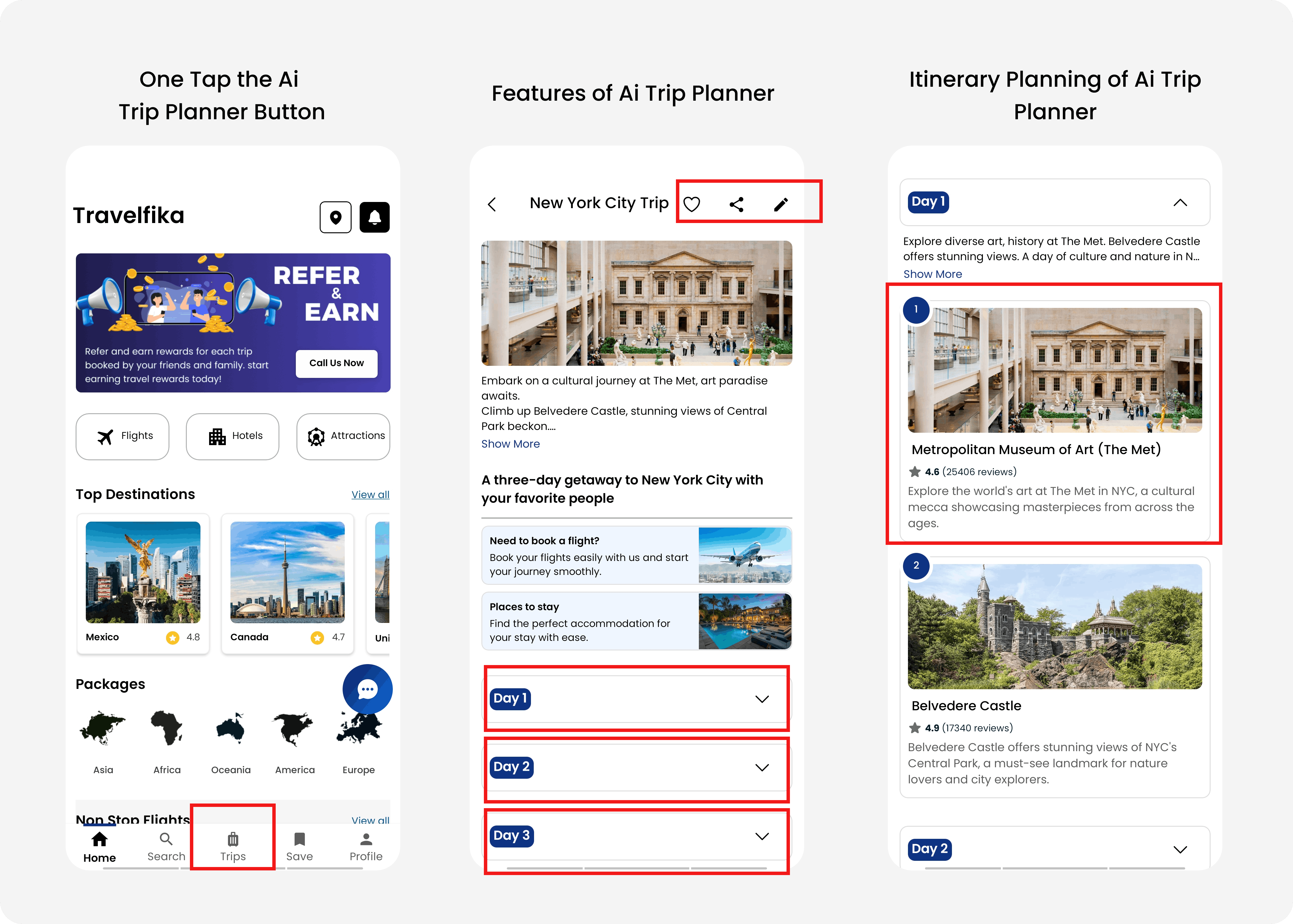 Easy and Personal Itinerary Planning