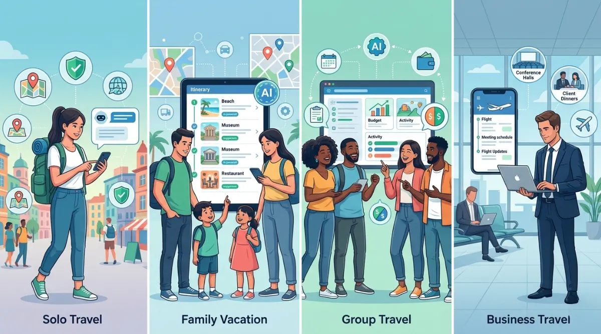 planning- different -types -of -trips -with -ai