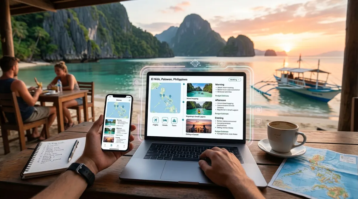 AI travel planning for a Philippines trip