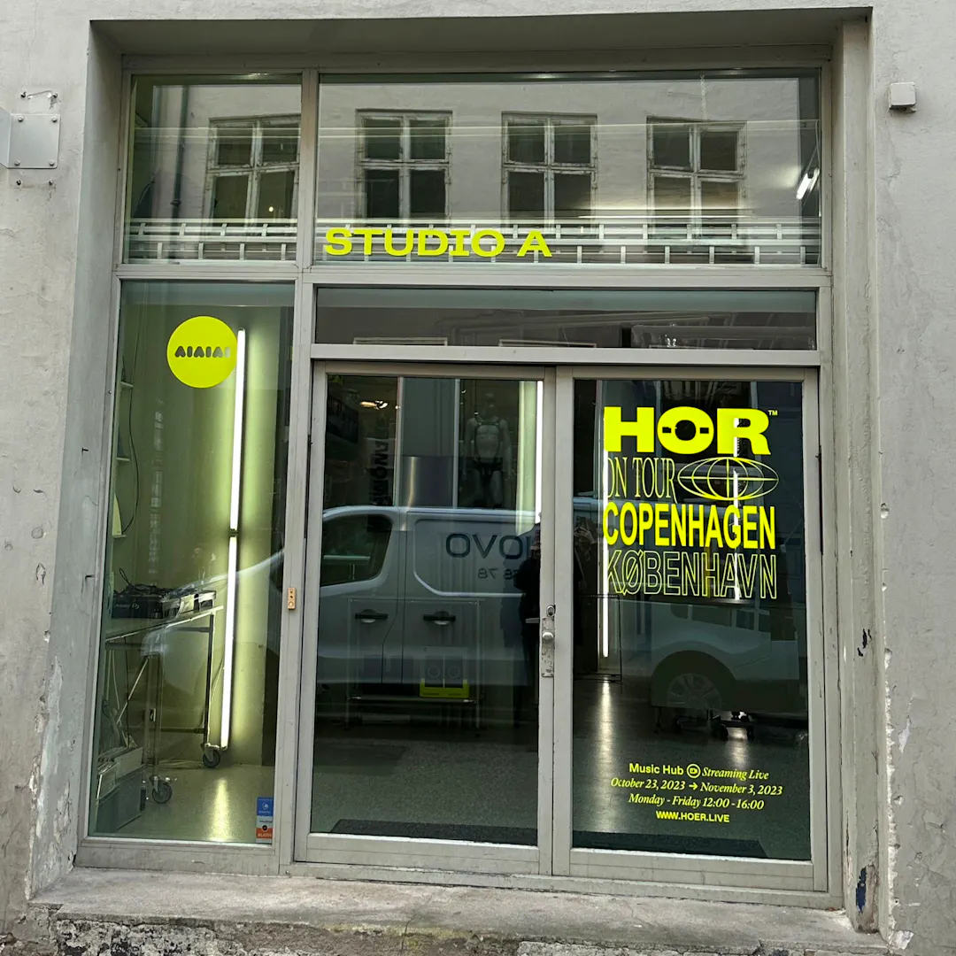 AIAIAI x HÖR pop-up at our Copenhagen HQ | Stories | AIAIAI