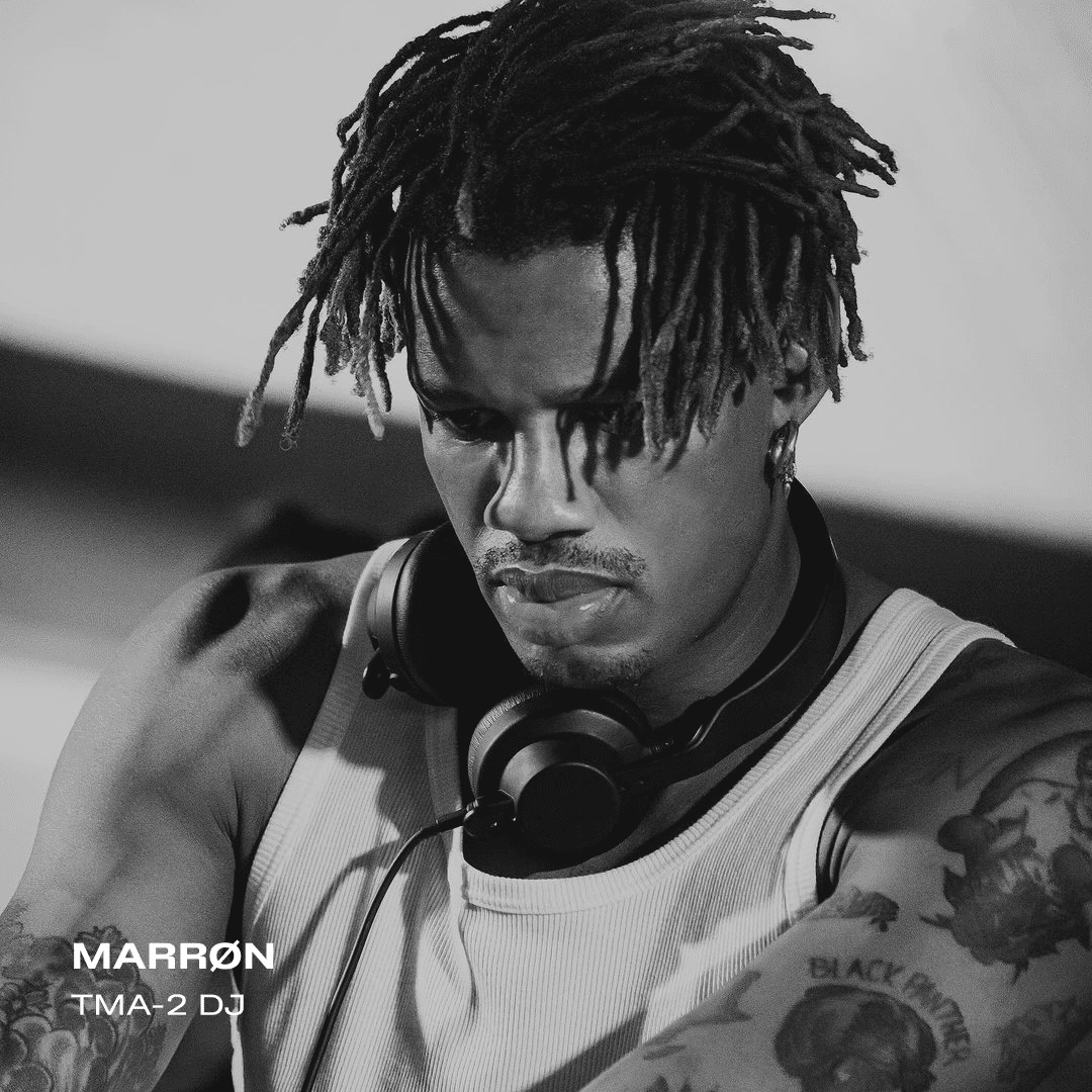 MARRØN using tma-2 dj headphones from AIAIAI