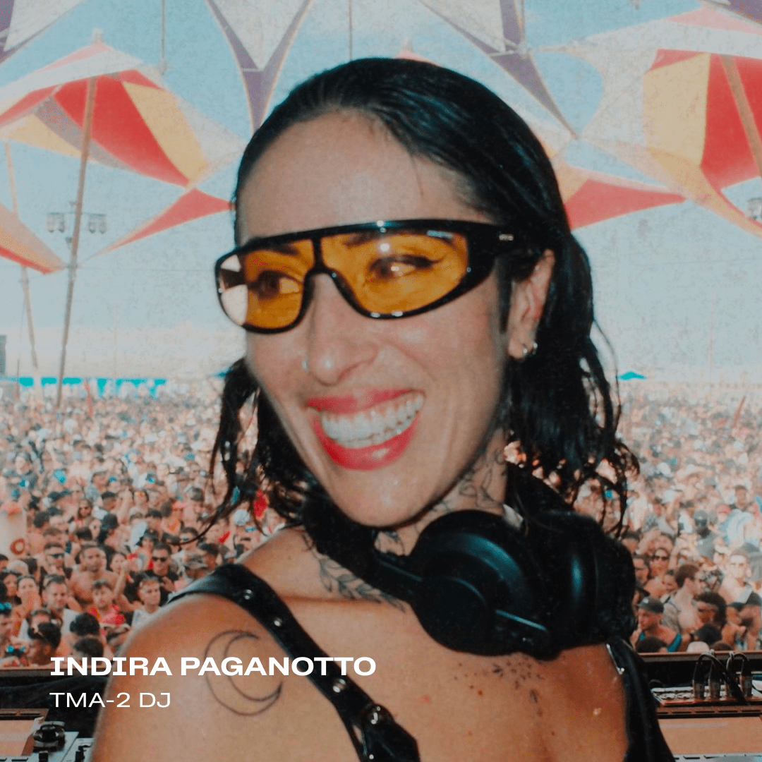 INDIRA PAGANOTTO using tma-2 dj headphones from AIAIAI