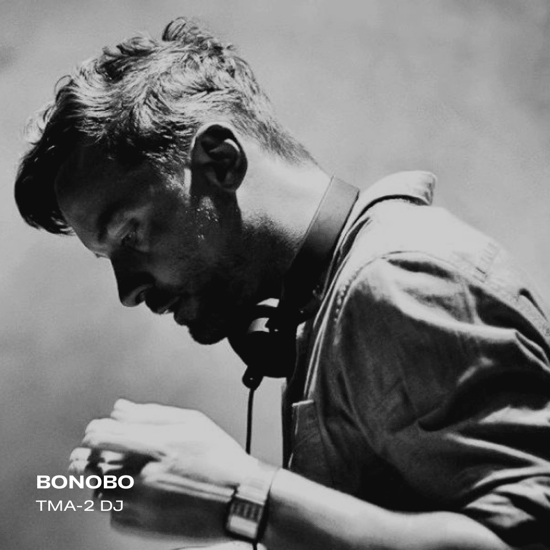 BONOBO using tma-2 dj headphones from AIAIAI