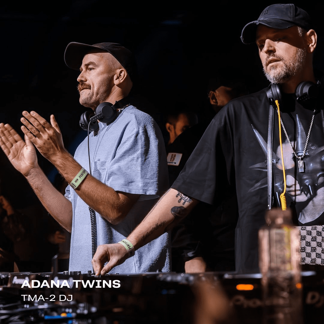 ADANA TWINS using tma-2 dj headphones from AIAIAI