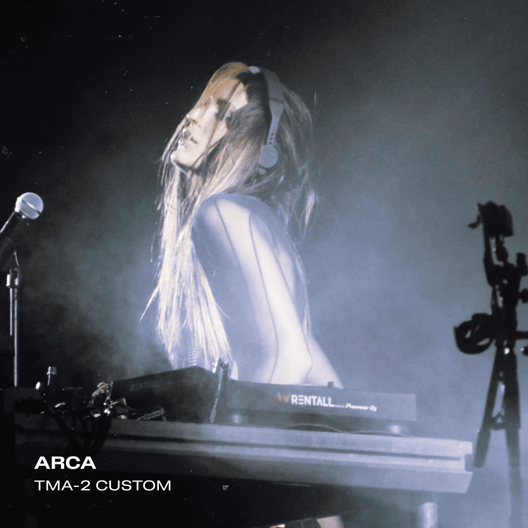 ARCA using TMA-2 CUSTOM headphones from AIAIAI