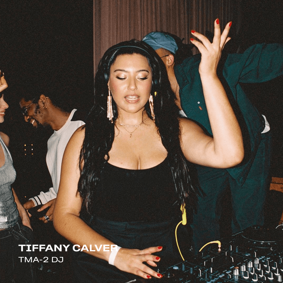 Tiffany Calves using tma-2 dj headphones from AIAIAI