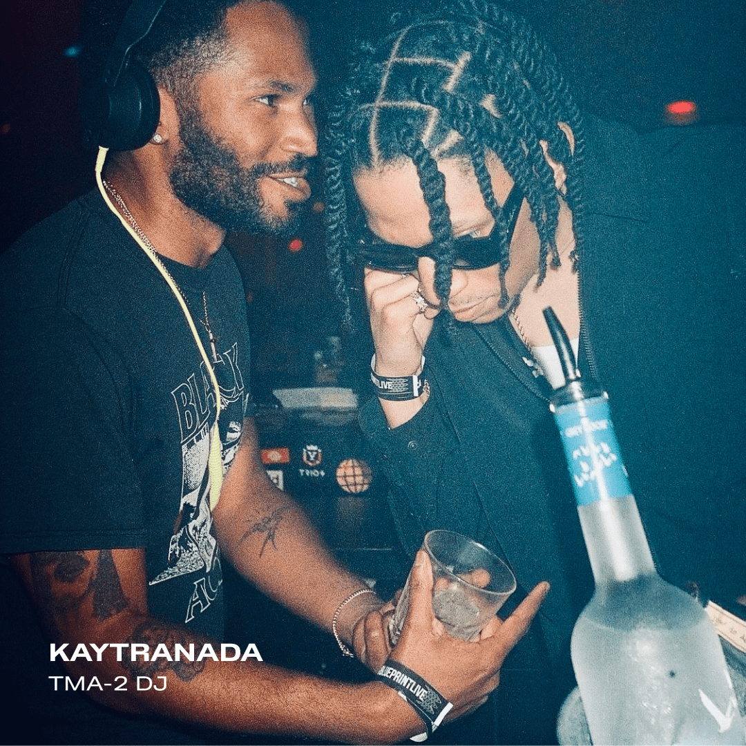 KAYTRANADA using TMA-2 DJ headphones from AIAIAI