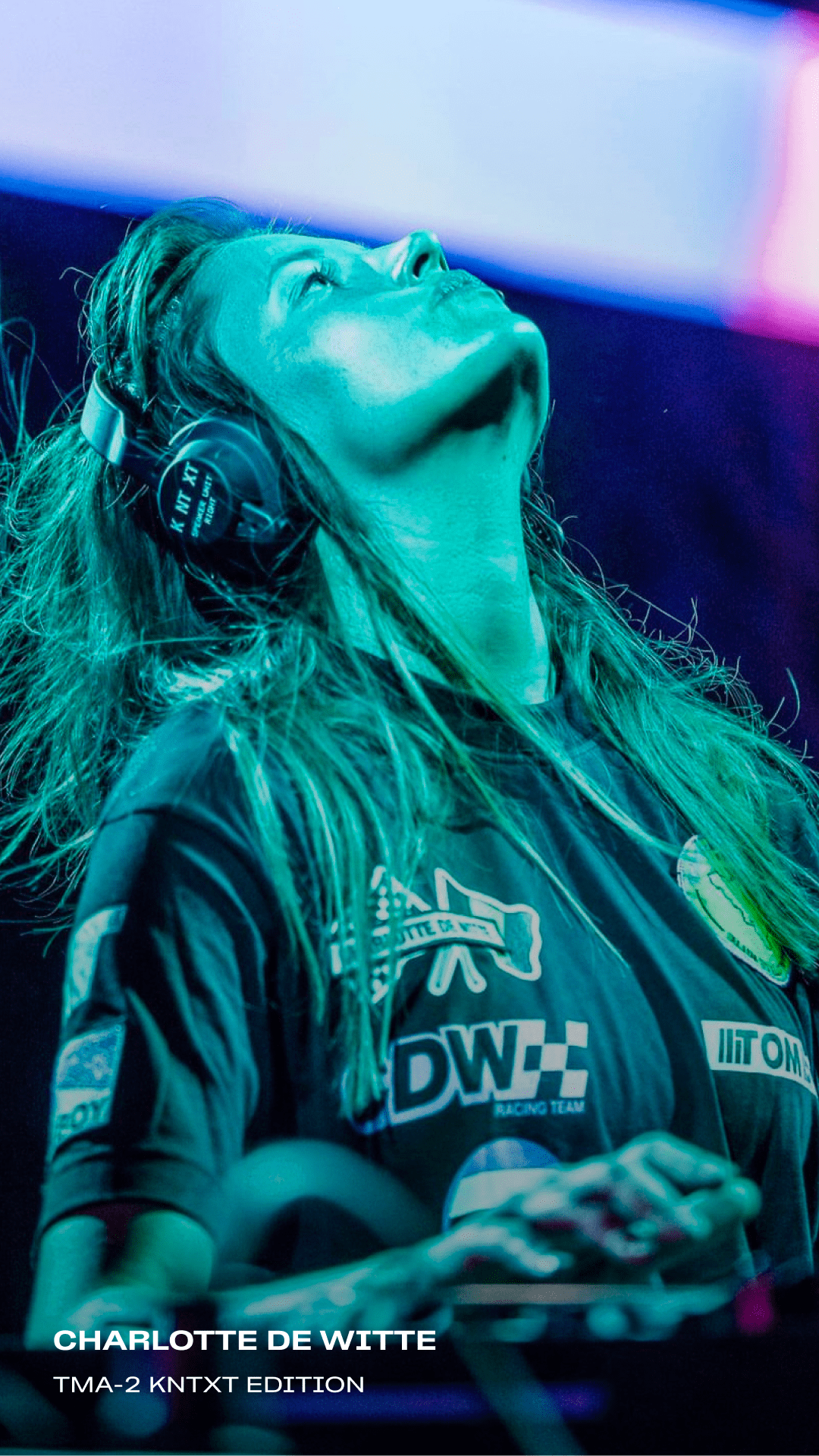CHARLOTTE DE WITTE using tma-2 KNTXT edition headphones from AIAIAI