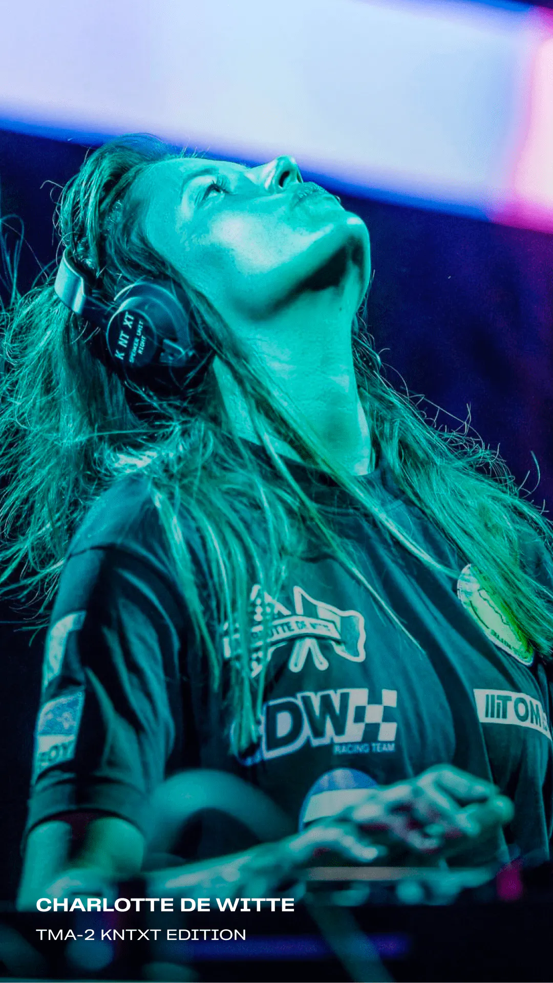 Charlotte de Witte using TMA-2 headphones