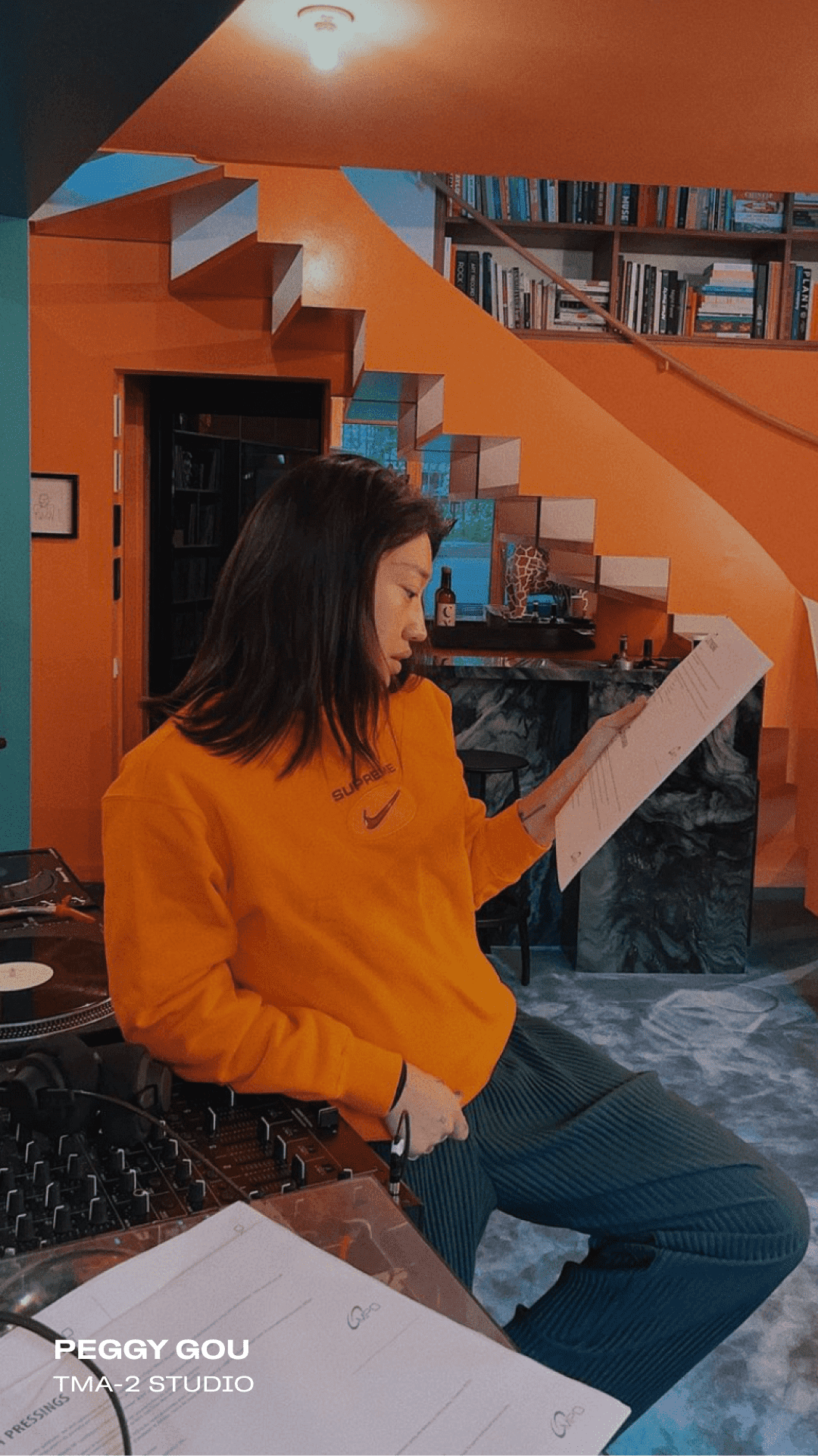 PEGGY GOU using TMA-2 Studio headphones from AIAIAI