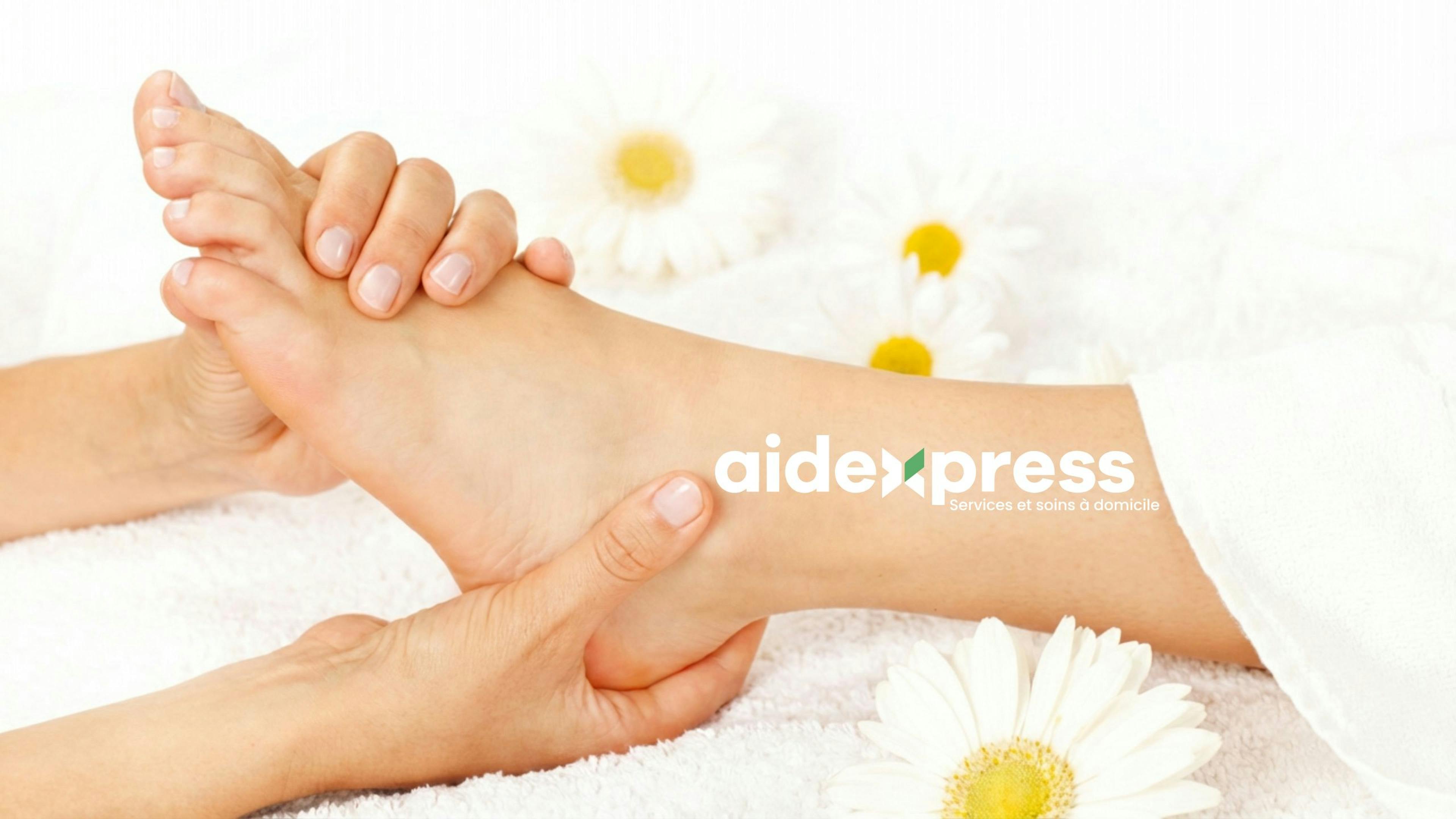 Soins de pieds à domicile à Montréal.