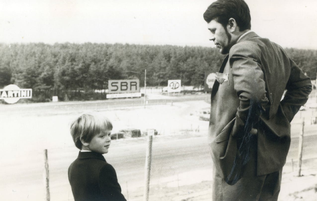 Rik en zijn vader Luc Hendrickx - 1969