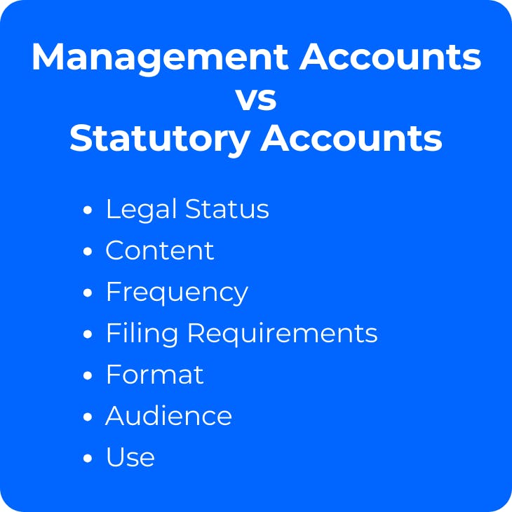 management accounts vs statutory accounts