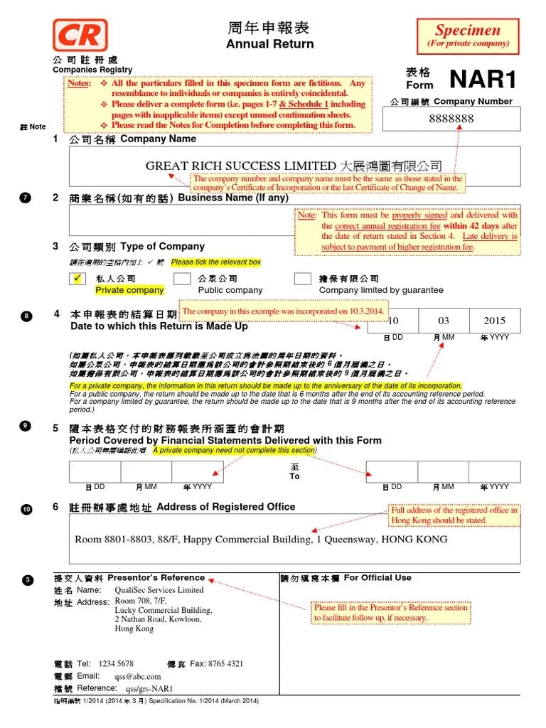 How to File an Annual Return