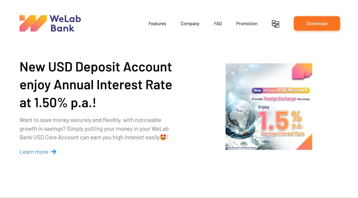 WeLab Bank Business Account