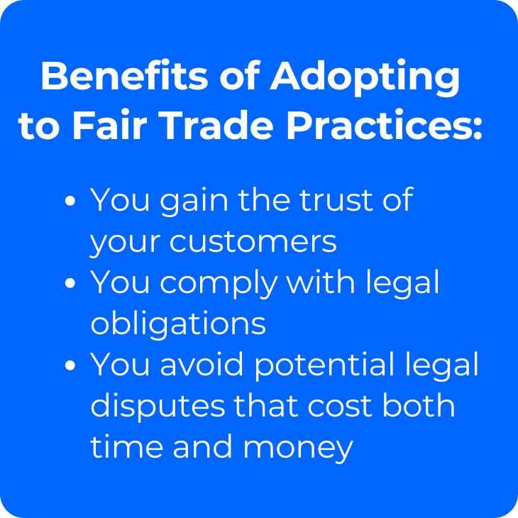 Adopting fair trade practices benefits
