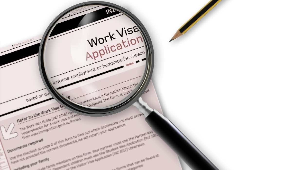 work visa application form