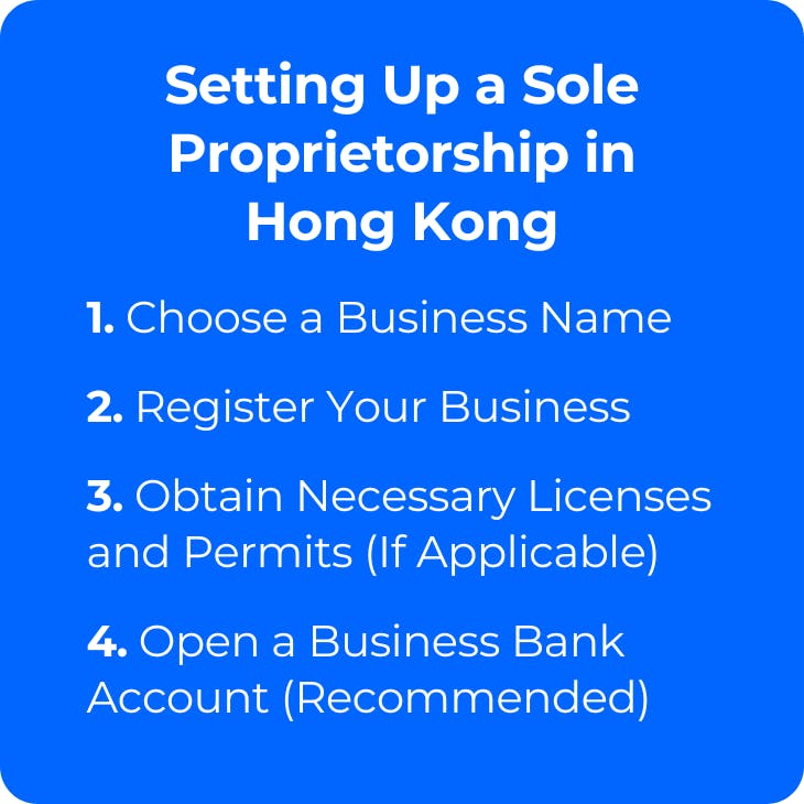 Setting Up a Sole Proprietorship in Hong Kong