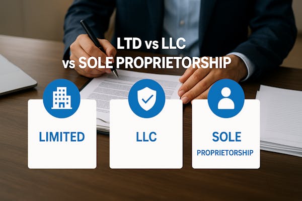 LTD vs LLC vs Sole Proprietorship in Hong Kong