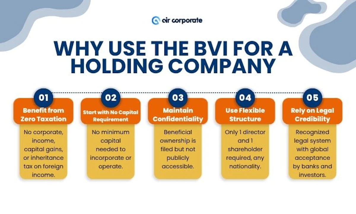Why use the BVI for a holding company