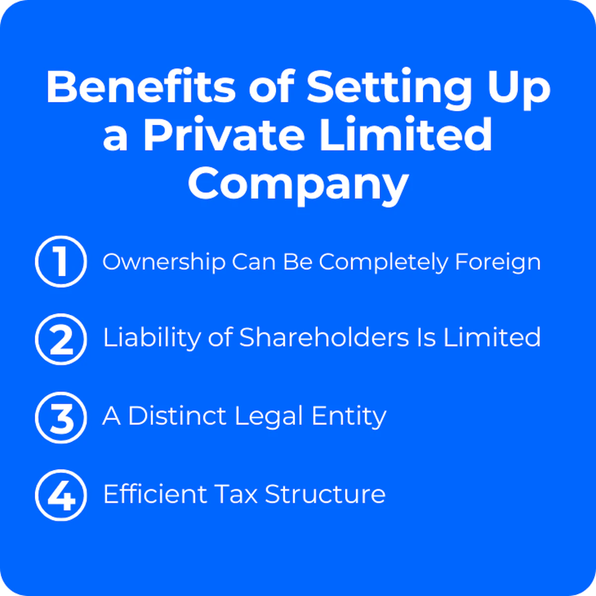 benefits of setting up a private limited company