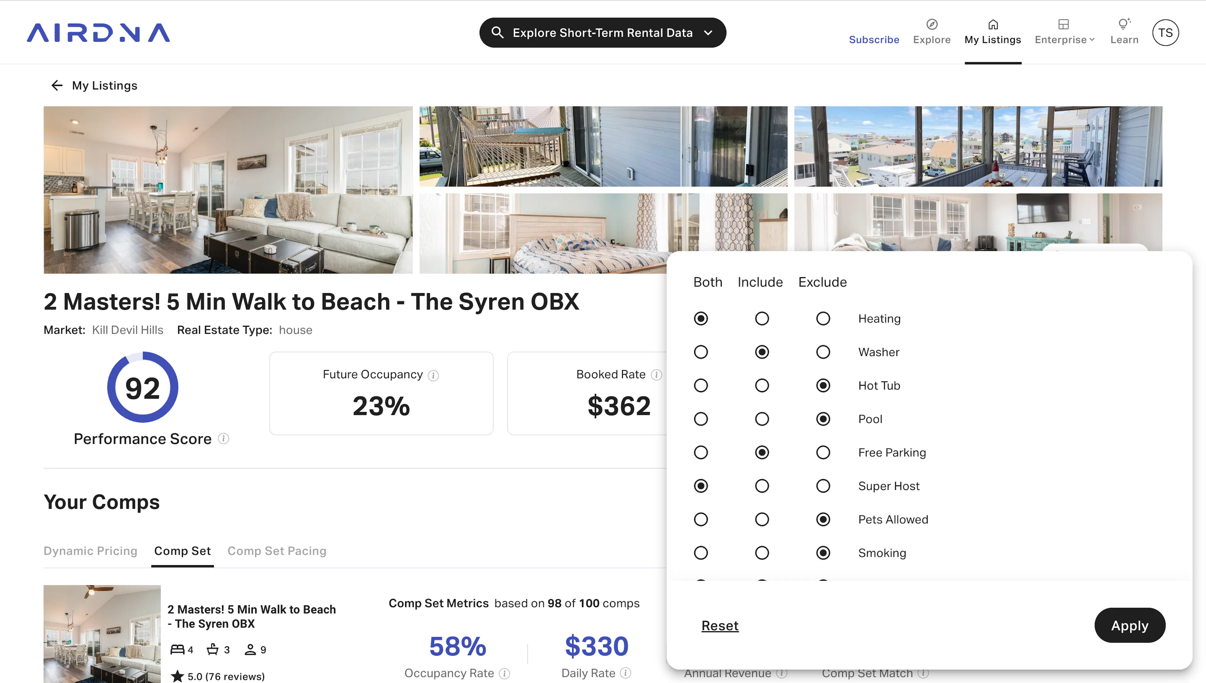 Short-Term Rental Host Tools from AirDNA