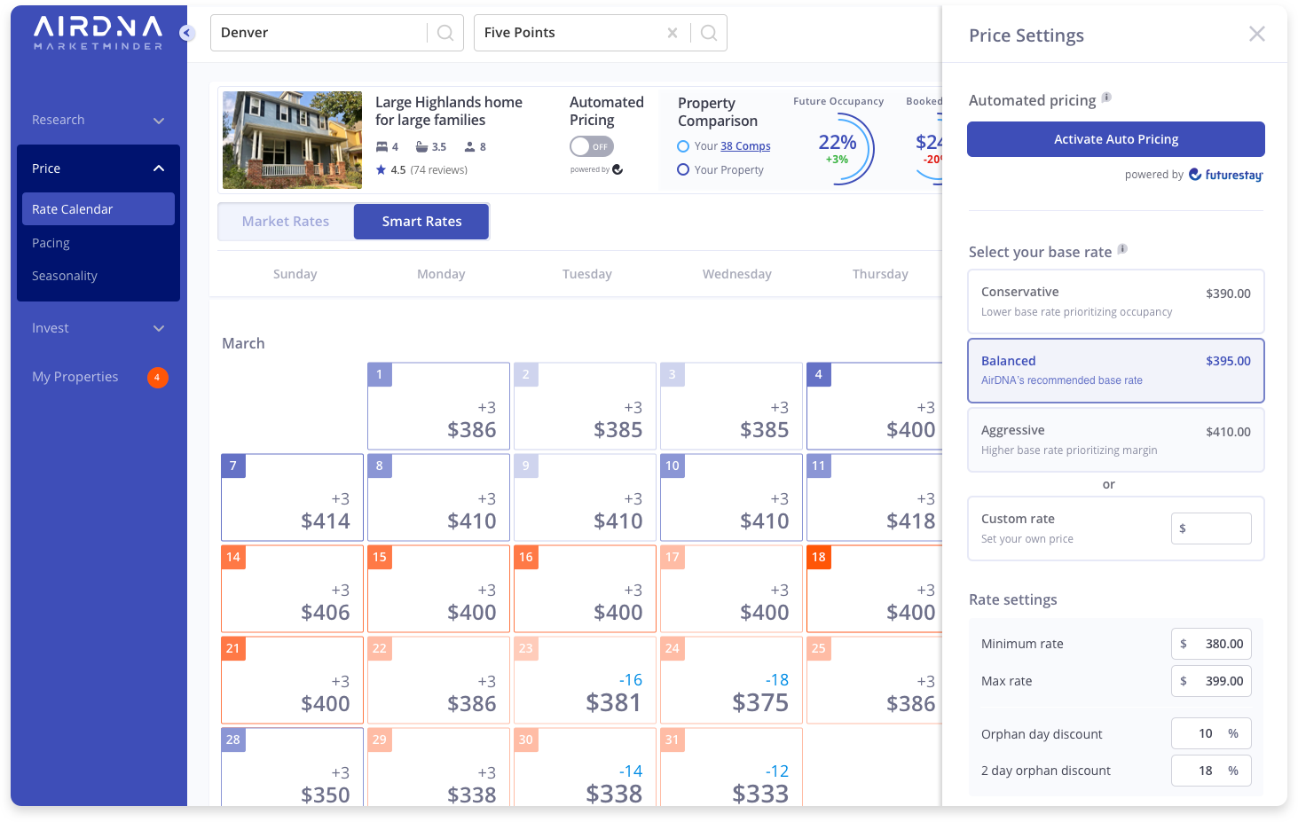 Airbnb Pricing Tool | Automatic Vacation Rental Dynamic Pricing