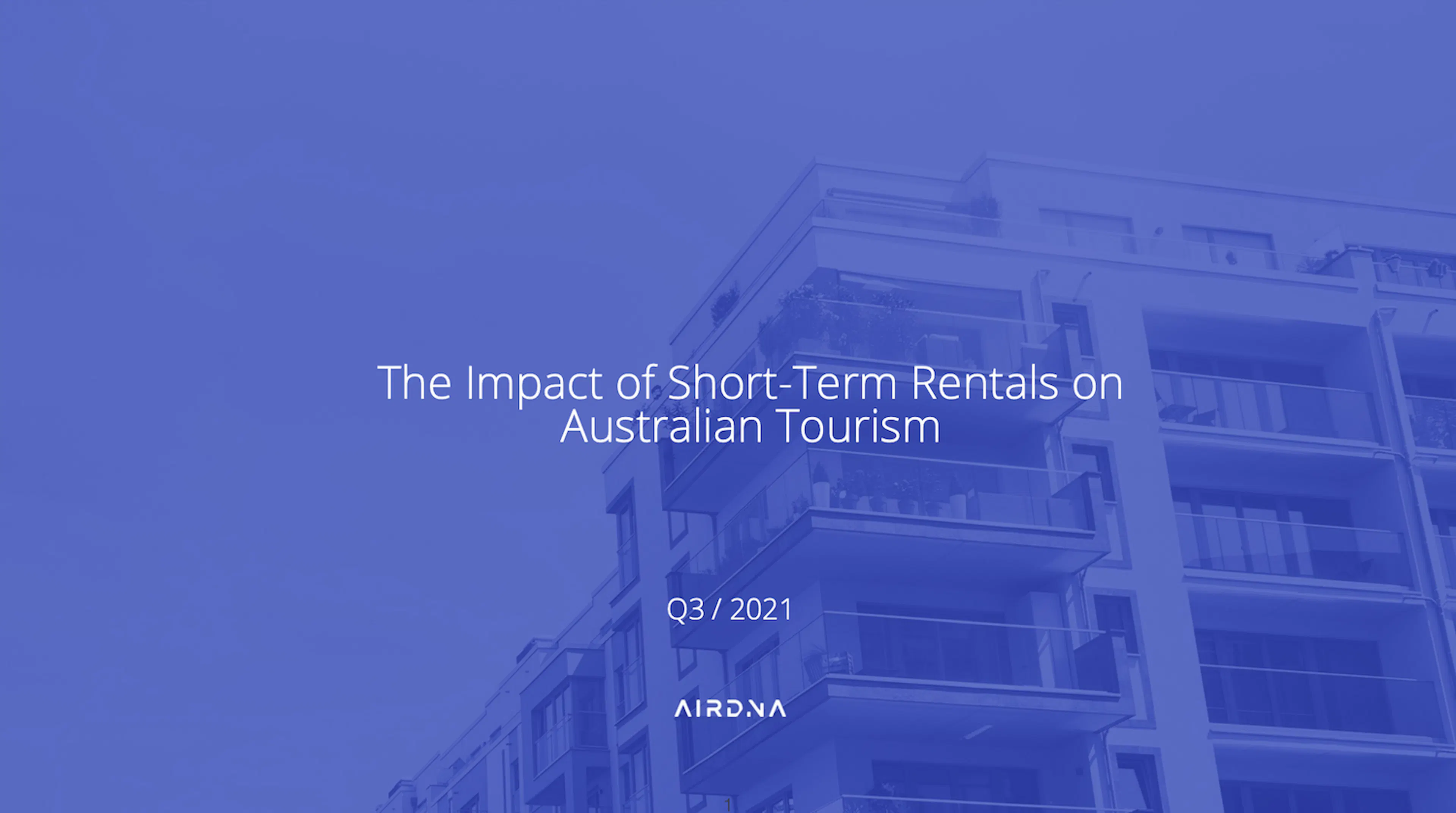 Australia LGA's: The Impact of Short-Term Rentals on Australian Tourism