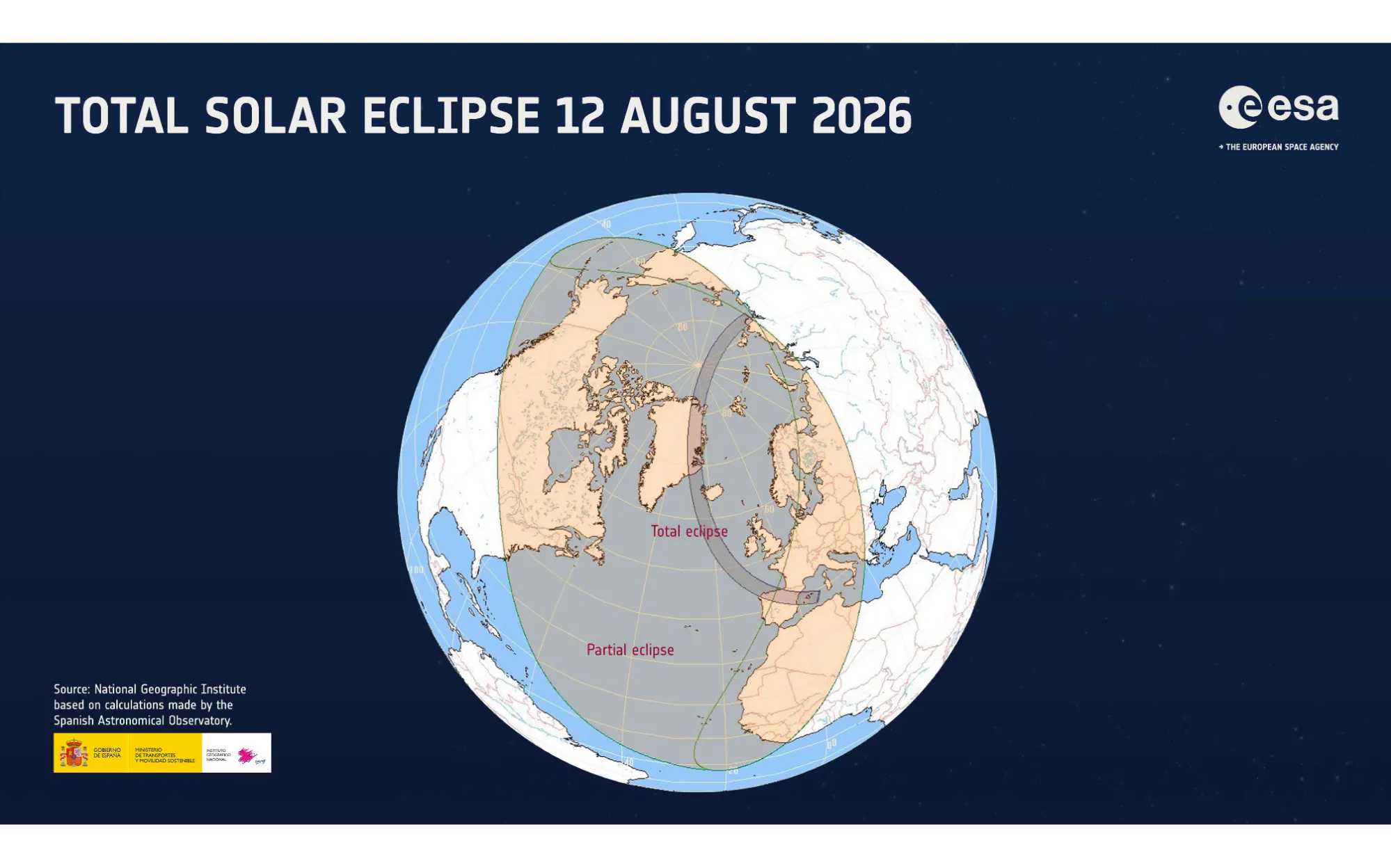 Total solar eclipse 12 August 2026